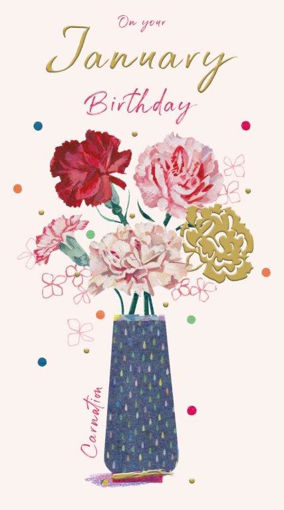 Picture of JANUARY BIRTHDAY CARD